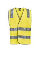 Workcraft Hivis Safety Vest with Tape - WV7001