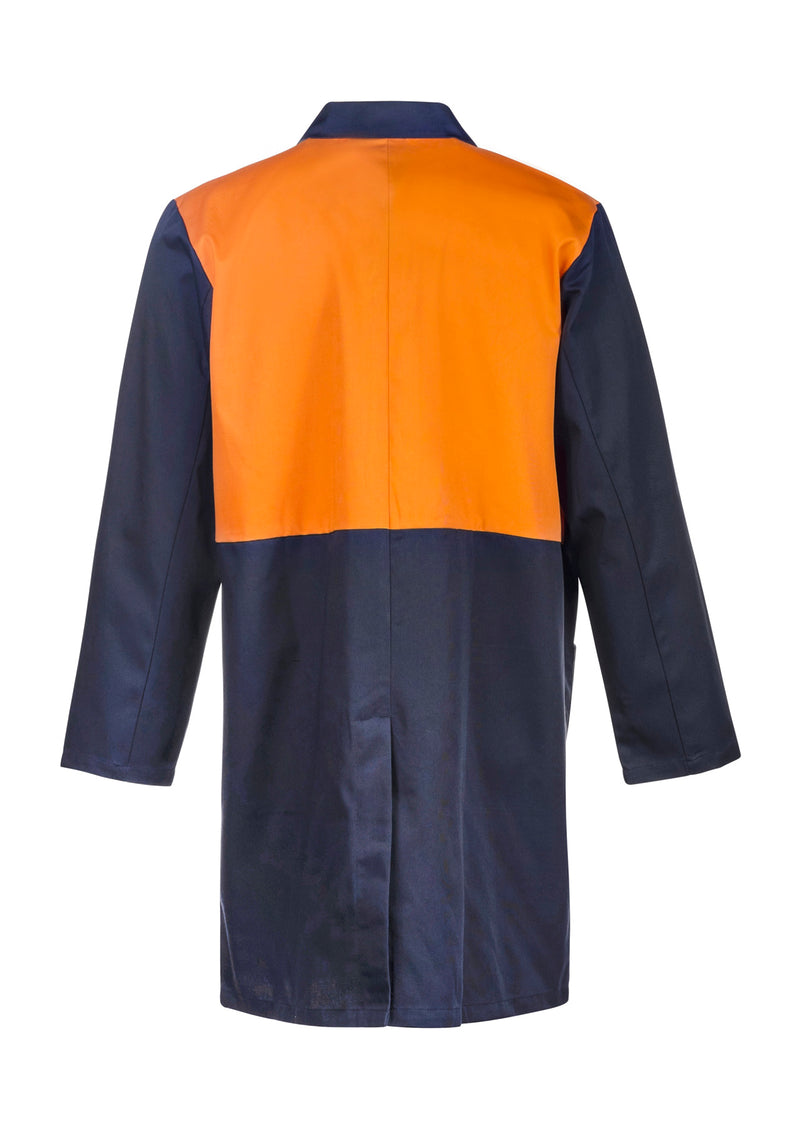 Workcraft Two Tone Dustcoat with Patch Pockets - WJ047