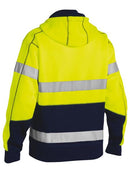 Bisley Taped Two Tone Hi Vis Fleece Hoodie - BK6819T