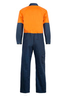 Workcraft Hivis Two Tone Cotton Drill Coveralls 310gsm - WC3051