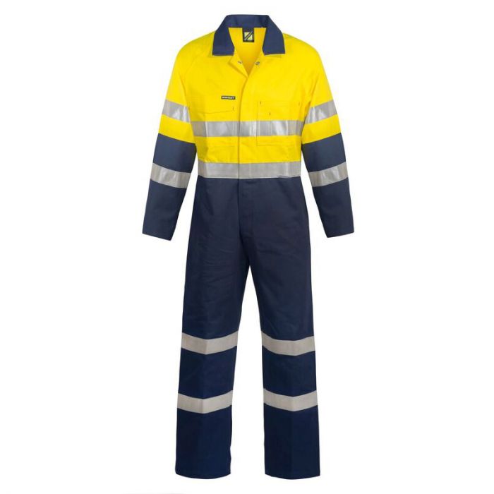 Workcraft Hivis Coverall with Tape 310gsm - WC3056