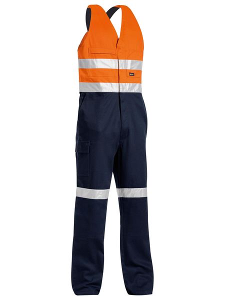 Bisley Taped Hivis Action Back Overalls - BAB0359T