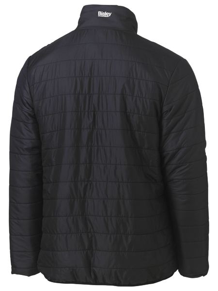 Bisley Mens Taped Hivis Reversible Puffer Jacket - BJ6350HT **Clearance**