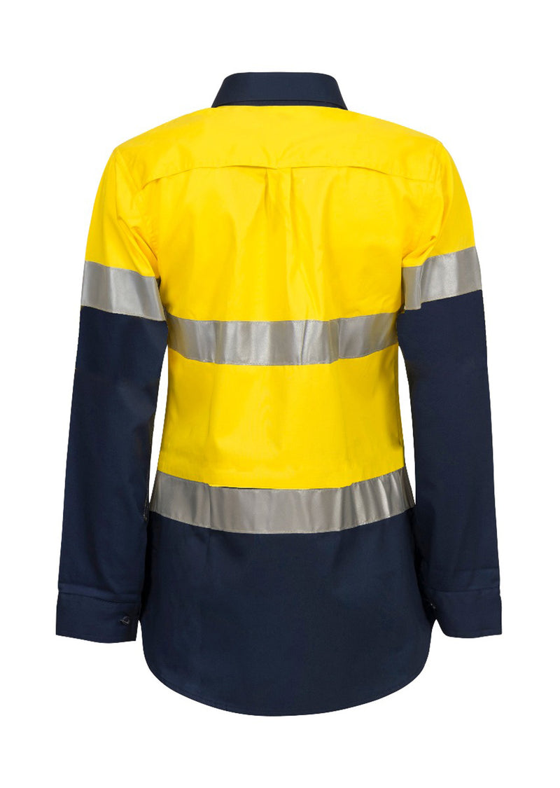 Workcraft Ladies Hivis Lightweight Two Tone Long Sleeve with CSR Tape - WSL501