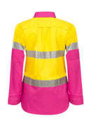 Workcraft Ladies Hivis Lightweight Two Tone Long Sleeve with CSR Tape - WSL501