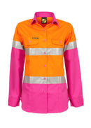 Workcraft Ladies Hivis Lightweight Two Tone Long Sleeve with CSR Tape - WSL501