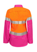 Workcraft Ladies Hivis Lightweight Two Tone Long Sleeve with CSR Tape - WSL501