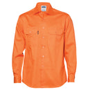 DNC Cotton Drill Work Long Sleeve Shirt - 3202