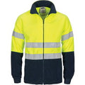 DNC HiVis two tone full zip polar fleece with CSR R/Tape - 3830