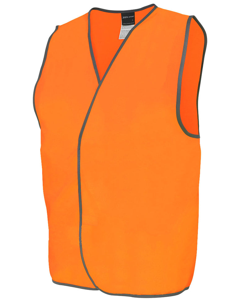 JB's Wear Adults Hivis Safety Vest - 6HVSV