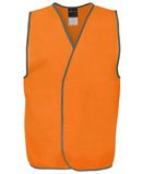 JB's Wear Adults Hivis Safety Vest - 6HVSV
