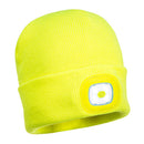 Portwest - Beanie LED Head Light USB Rechargeable - B029