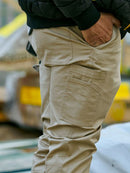 Bisley Modern Fit Stretch Cotton Drill Cargo Cuffed Pants - BPC6028