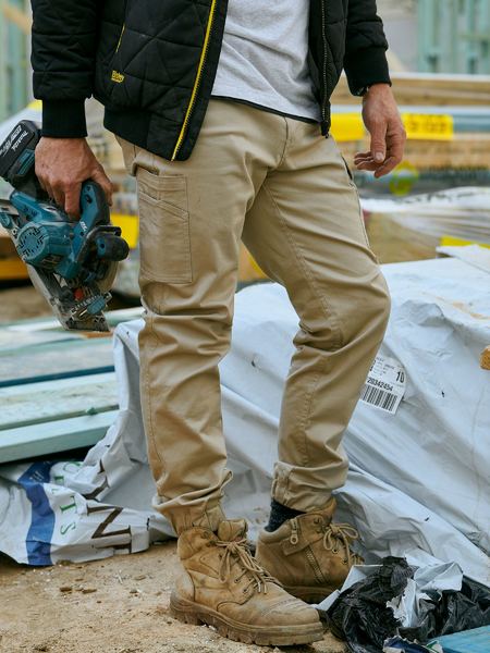 Bisley Modern Fit Stretch Cotton Drill Cargo Cuffed Pants - BPC6028