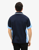 Be Seen Men's Short Sleeve Polo with Striped Collar - BSP15