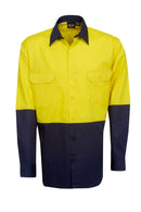 Blue Whale Hi Vis 155 GSM Cotton Twill Shirt - C81