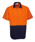 Blue Whale Hi Vis 190 GSM Cotton Drill Shirt - C84
