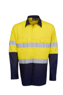Blue Whale Hi Vis 155 GSM Cotton Twill Shirt - C93