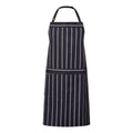 Chefscraft Cafe Stripe Apron with Pocket- CA030