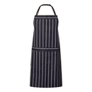 Chefscraft Cafe Stripe Apron with Pocket- CA030