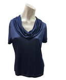 Corporate Reflection Draped  Blouse **Clearance**