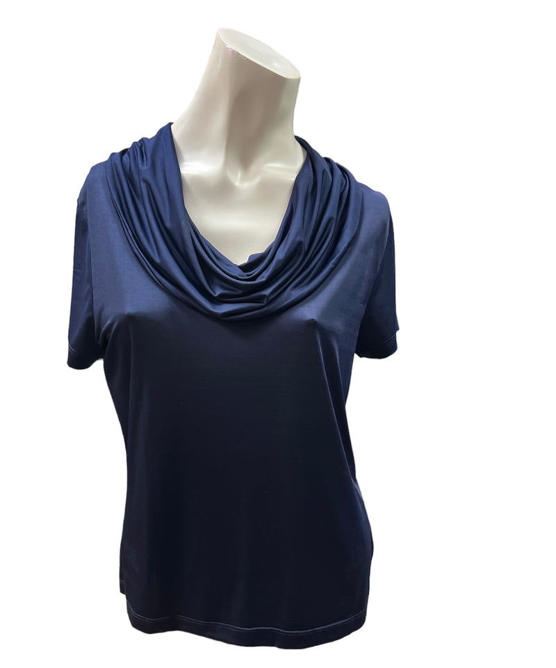 Corporate Reflection Draped  Blouse **Clearance**