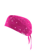 Biz Care Unisex Pink Printed Scrub Cap - CSC246U