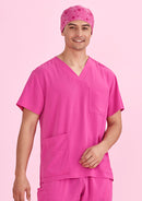 Biz Care Unisex Pink Printed Scrub Cap - CSC246U