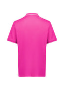 Biz Care Mens Pink Short Sleeve Polo - CST313MS
