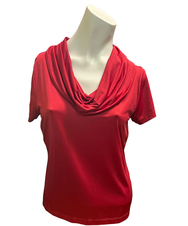 Corporate Reflection Draped  Blouse **Clearance**