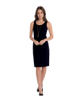 LSJ Collection Womens Sleeveless Semi Fitted Dress - 422MF *Clearance