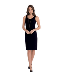 LSJ Collection Womens Sleeveless Semi Fitted Dress - 422MF *Clearance
