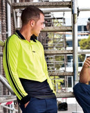 Visitec Hivis Racing  Microfibre Long Sleeve Polo - V2003 **Clearance**