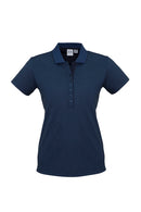 Biz Collection Womens Shadow Short Sleeve Polo - P501LS