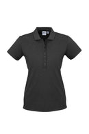 Biz Collection Womens Shadow Short Sleeve Polo - P501LS