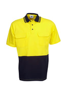 Blue Whale 100% Cotton Hi Vis Short Sleeve Polo - P94