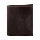 Pierre Cardin Mens Rustic Leather Tri Fold Mens Wallet Brown - PC2817