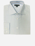 The Standard Mens Blue/White Check Long Sleeve Shirt - STA-HZ96B **Clearance**