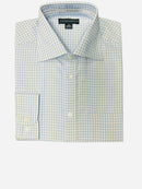 The Standard Mens Blue/White Check Long Sleeve Shirt - STA-HZ96B **Clearance**