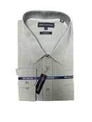 City Collection Mens Charcoal Box Long Sleeve Shirt - 4180 **Clearance**
