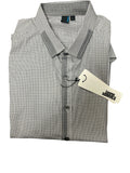 Leerm Ssmem.G - Mens Black & White Check Long Sleeve Shirt - 26-1 **Clearance**