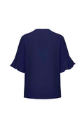 Biz Corp  Ladies Aria Fluted Sleeve Blouse - RB966LS