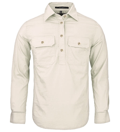 Ritemate Women's Pilbara Closed Front Long Sleeve Shirt - RM300CF