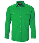 Ritemate Mens Pilbara Open Front Long Sleeve Shirt - RM500BT