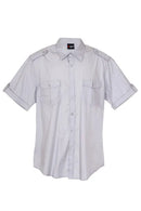 Ramo Mens  Military Short Sleeve Shirts -S001MS **Clearance**