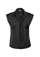 Biz Collection Ladies  Shimmer Tie Neck Top - S314LS **Clearance**