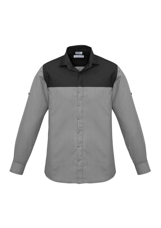 Biz Collection Mens Havana Long Sleeve Shirt - S503ML **Clearance**