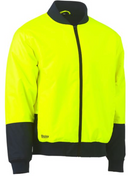 Bisley Two Tone Hivis Bomber Jacket - BJ6730