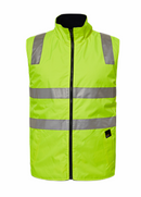 Workcraft Hivis Reversible Fleece Reflective Vest - WW9014