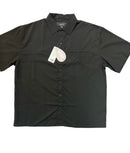 Stencil Mens Black Zip Pocket Shirt **Clearance**